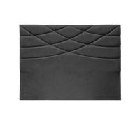 Cabecero kioto gris oscuro 160x120cm - conforama