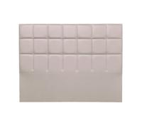 Cabecero miami piel sintética crema 160x120cm - conforama