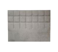 Cabecero miami tela gris 160x120cm - conforama