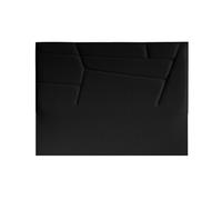 Cabecero minnesota piel sintética negro 160x120cm - conforama
