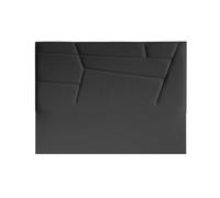 Cabecero minnesota tela gris 160x120cm - conforama