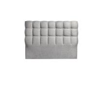 Cabecero monet 160x115x7cm tela gris cemento