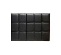 Cabecero nebraska 105cm negro polipiel - conforama