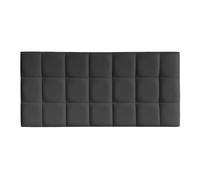 Cabecero nebraska 160cm gris oscuro tela - conforama