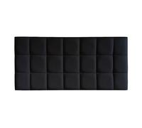 Cabecero nebraska 160cm negro polipiel - conforama