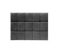 Cabecero nebraska gris oscuro tela - conforama