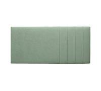 Cabecero nilo tela azul 160x75cm - conforama
