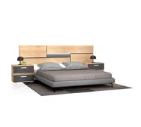 duehome - Cabecero con mesitas Ataneq Pure Cambria - graphite