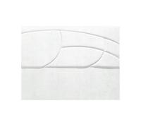 Cabecero savannah piel sintética blanco 160x120cm - conforama