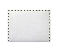 Cabecero siena 160cm extra blanco tela - conforama