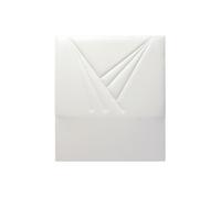 Cabecero zenith tela blanco 105x120cm - conforama