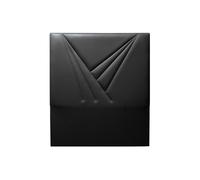Cabecero zenith tela negro 105x120cm - conforama