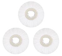 Cabeza de Fregona de Repuesto Compatible con Leifheit Clean Twist Disc el Sistema Mop,Cabezal de Recambio de Mopa de Microfibra (3 Cabeza de Fregona)