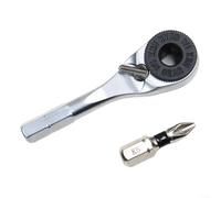 Cabeza de llave de trinquete pequeña con diseño de mango hexagonal para huecos estrechos más mecanismo de rotación de 60 dientes que ofrece un alto par de torsión para el mantenimiento del hogar
