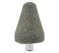 Cabeza de molienda de carburo de silicio rosca M10 para amoladora angular, broca de rueda de pulido de tallado de piedra cilíndrica grano 70 para esquinas internas locales (cónicas)