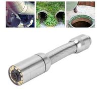Cabezal de cámara de inspección de 23 mm, acero inoxidable, grado de protección IP68, con 12 LEDs