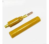 Cabezal de cepillo de limpieza de soldadura de repuesto M6 M8 M10 compatible con mango de cepillo de soldadura, material de baquelita resistente al calor, 1 pieza para mantenimiento de metales (M6)