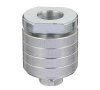 Cabezal de Conversión de Ángulo para Amoladora 125-130, M14 | Metal Plata, Alta Dureza y Fácil Instalación, Convierte la Amoladora en Ranuradora sin Hojas Incluidas