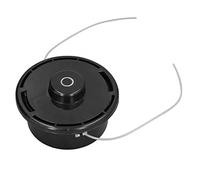 Cabezal de corte compatible con desbrozadora de hilo M10, accesorios de desbrozadora/cortadora de cuerdas de plástico de nailon negro Cabezal de césped, reemplazo universal de cabezal de desmalezado p