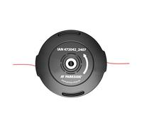 Cabezal de corte de repuesto para Parkside 40 V, batería de jardín, cortacésped, cabezal de hilo con bobina de doble hilo, compatible con PGKGA 40-Li A1 y PGKGA 40-Li B2