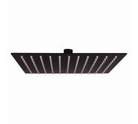 Cabezal de Ducha Cuadrado Cofan, Extrafino y Orientable, Negro Mate o Acero Inoxidable Matte black
