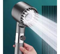 Cabezal de ducha de 4 modos, cabezal de ducha de alta presión con parada de una tecla, cabezal de ducha de masaje de agua con elemento filtrante, accesorios de baño Shower Head And Hose