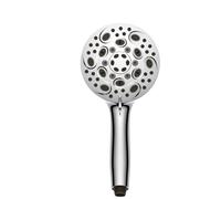Cabezal de ducha de mano de 10 funciones con rociador trasero, juego de chapado eléctrico para alta presión de agua, rociador de ducha ajustable para una experiencia similar al spa, fácil instalación