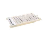 Cabezal de Ducha de Plástico, Diseño Plano Rectangular de 60 Orificios | Cobertura Amplia y Rociado Uniforme, Recambio para Sistemas de Lluvia, Instalación DIY Sencilla