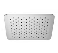 Cabezal de ducha HSK cuadrado, superplano, acero inoxidable, 1100053