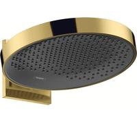 Cabezal de ducha RAINFINITY 360, montaje en pared, acabado dorado pulido, para montaje en pared