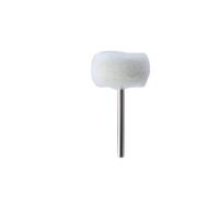 Cabezal de lijado de fibra de nailon de 25mm, juego de pulido, Mini cepillo, estropajo, rueda abrasiva for herramienta rotativa(White,3mm shank -5pcs)