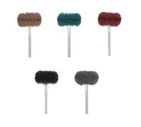 Cabezal de lijado de fibra de nailon, juego de pulido y pulido, minicepillo, estropajo, rueda abrasiva(Mixed,3mm shank -5pcs)