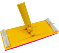 Cabezal de lijadora de poste giratorio para lijado de pared y techo de yeso | Ajuste universal, compatible con barra de extensión, todas las hojas de papel de lija, acabado de superficie