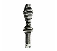 Cabezal de pala de barrena de drenaje, raspador de bloqueo antifricción de 16 mm para cables seccionales de 5/8 pulgadas, herramienta profesional de desbloqueo de tuberías para limpiar grasa y