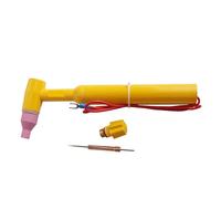 Cabezal De Pistola Soldar Arco Argón Mano, Máquina Soldadura Inversor, Herramientas Soldador, Soplete Tig, Accesorios Por Puntos Gran Rendimiento De Soldadura(Yellow)