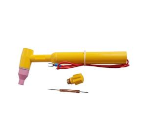 Cabezal De Pistola Soldar Arco Argón Mano, Máquina Soldadura Inversor, Herramientas Soldador, Soplete Tig, Accesorios Por Puntos Gran Rendimiento De Soldadura(Yellow)