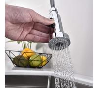 Cabezal de repuesto extraíble para grifo de cocina con interfaz de rosca externa de 20 mm, adecuado para grifos mezcladores estándar (galvanizado)