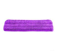Cabezal de repuesto grueso de fibra superfina para mopa cuadrada plana de tipo pasta, absorción de agua mejorada, fijación rápida, gris, azul, verde, morado, seco (cuadrado morado)