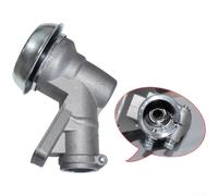 Cabezal de repuesto para cepillo Oleo para Mac Em780, dientes de aluminio de 28 x 10 32 x 10, accesorio de recortadora plateado ligero para cuidado del césped de jardín forestal (A)