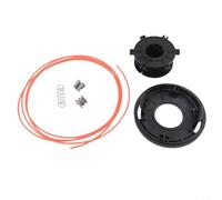 Cabezal Desbrozador Plástico Negro Recambio Completo | Plástico negro , para resistencia al desgaste, incluye cabezal y carrete, para ideal jardín