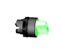 Schneider Electric Frontal interruptor selector Harmony ZB5AK1233 LED 2 posiciones verde 22 mm