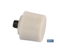 Cabezal martillo de pu negro ø45 mm
