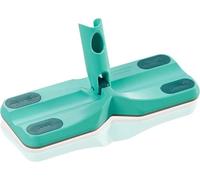 Cabezal Mopa Atrapapolvo Clean & Away de Leifheit con Click-System, Mopa plana para limpieza en seco, la suciedad es atrapada como un imán, apta para palos telescópicos con Click-System