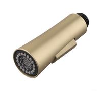 Cabezal pulverizador diseñado para grifos de cocina extraíbles, flujo de agua de 1.8 GPM, dos modos de pulverización, tono dorado cepillado, ajuste G1/2