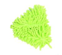 Cabezal triangular de repuesto para fregonas giratorias de microfibra, almohadilla lavable ajustable para limpieza de paredes, techo y ventanas, se adapta a fregonas estándar de 26 x 24 cm o (verde)