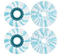 Cabezas de Fregona de Repuesto, Recambios de Mopas Paños para Leifheit Clean Twist Disc Mop/Ergo Mop System Repuesto de Recambio para Fregona Microfibra Lavables