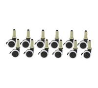 Cabilock 12 Uds Accesorios Para Trona De Ruedas De Repuesto Para Silla Alta Ruedas Para Silla Alta Ruedas De Repuesto Para Silla De Rueda Giratoria Para Silla De Repuesto