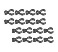 Cabilock 16 Piezas Pinza para Botella Vela de Plástico Negro, Soporte | Fiestas y Aniversarios, Mantiene la Llama Centrada, Evita la Inclinación Caída Accidental