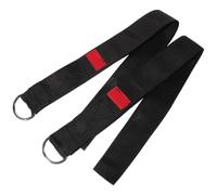 Cabilock 2 Piezas Correas para Hamaca y Columpio de Nailon Negro, Kit con S | Ligero y Fácil de Usar, Resistente y Seguro, para Árboles, Sillas Colgantes y Sillones
