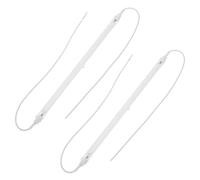 Cabilock 2 Piezas Tubo Calefactor de Cuarzo Tubo de Lámpara de Calentamiento de Cuarzo Blanco 23cm para Calentadores de Patio Uso Interior Fácil Instalación